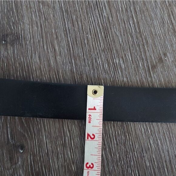 Liz Claiborne Black Leather Belt 40 - Picture 6 of 6